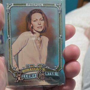 Topps Allen & Ginter Card with Cream and Brown Tones